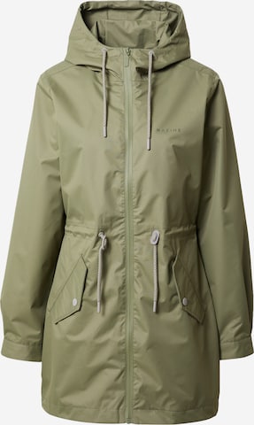 mazine Between-Seasons Parka 'Library' in Green: front