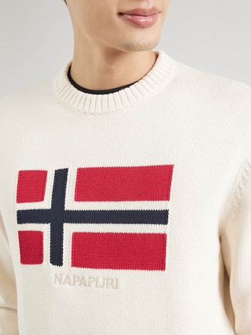 NAPAPIJRI Pullover 'D-MURA C' in Beige