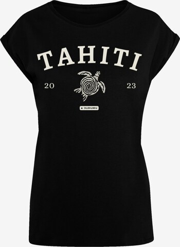 Schwarz | in \'Tahiti\' YOU T-Shirt ABOUT F4NT4STIC