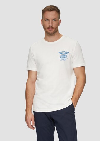 T-Shirt s.Oliver en blanc : devant