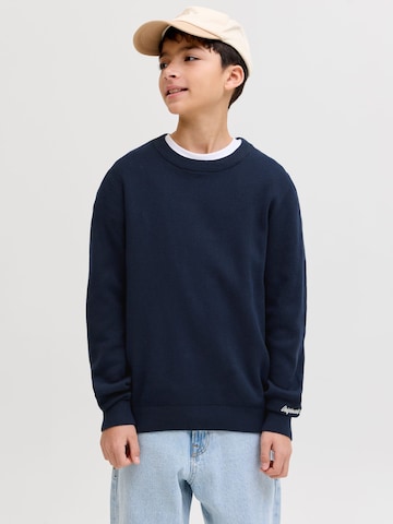 Pull-over Jack & Jones Junior en bleu : devant