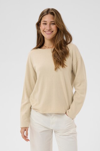 Pull-over 'CRRomane' Cream en beige : devant