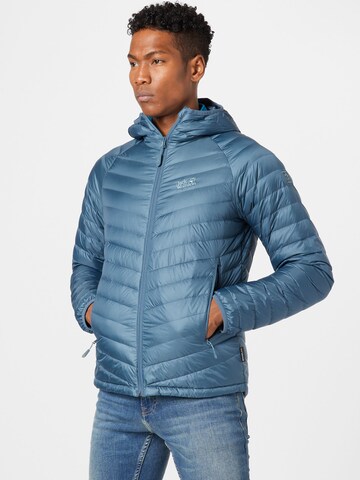 JACK WOLFSKIN Outdoorová bunda 'ATMOSPHERE' - Modrá: predná strana