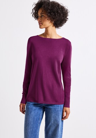 STREET ONE Sweater in Purple: front