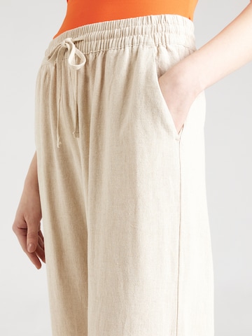 JDY Wide Leg Housut 'Say' värissä beige