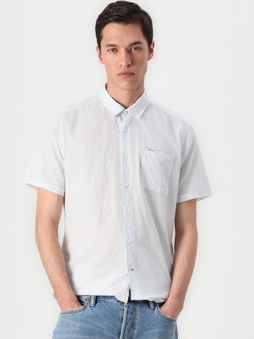 Barbour Regular Fit Hemd 'Treelane' in Blau