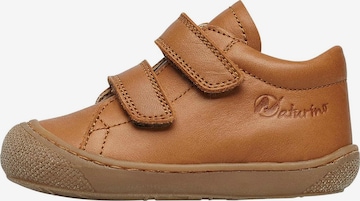 NATURINO Sneakers 'COCOON VL' in Bruin: voorkant