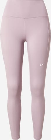 NIKE Sporthose 'ONE' in Lila: Vorderseite