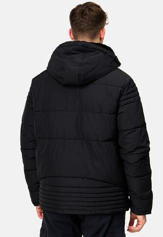 INDICODE JEANS Winterjacke 'Blaise' in Schwarz
