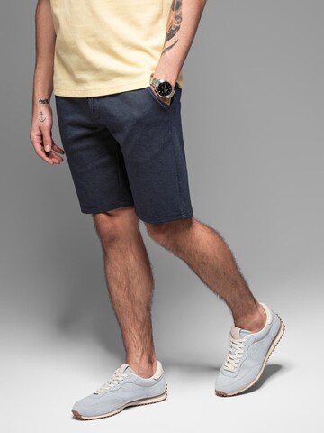 Ombre Slimfit Broek in Blauw