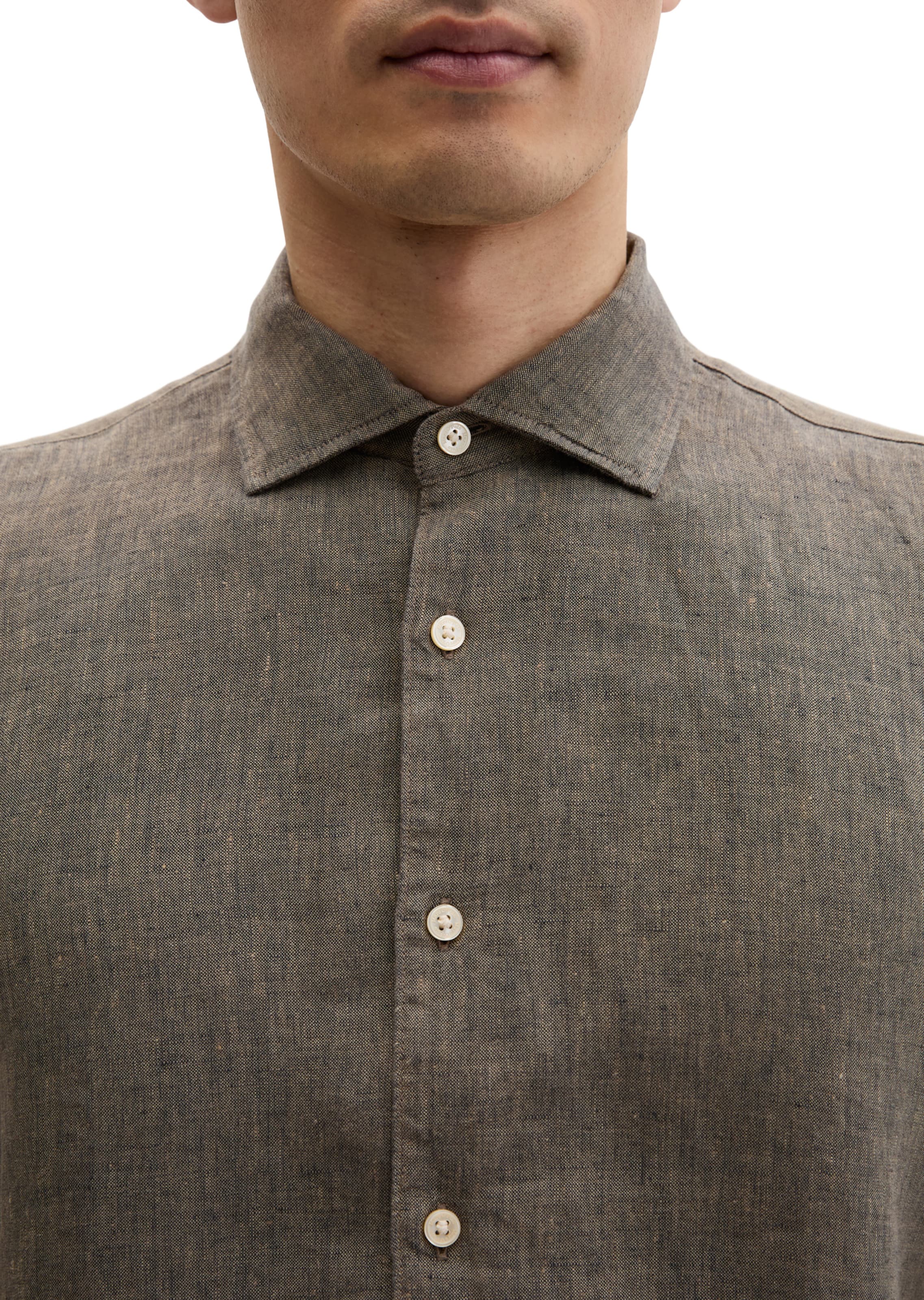 Marc O'Polo Regular fit Button Up Shirt in Blue