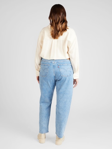 mėlyna Levi's® Plus Platėjantis Džinsai 'PL 501 Jeans For Women'