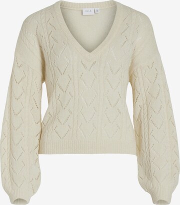 VILA Sweater 'Sela' in Beige: front