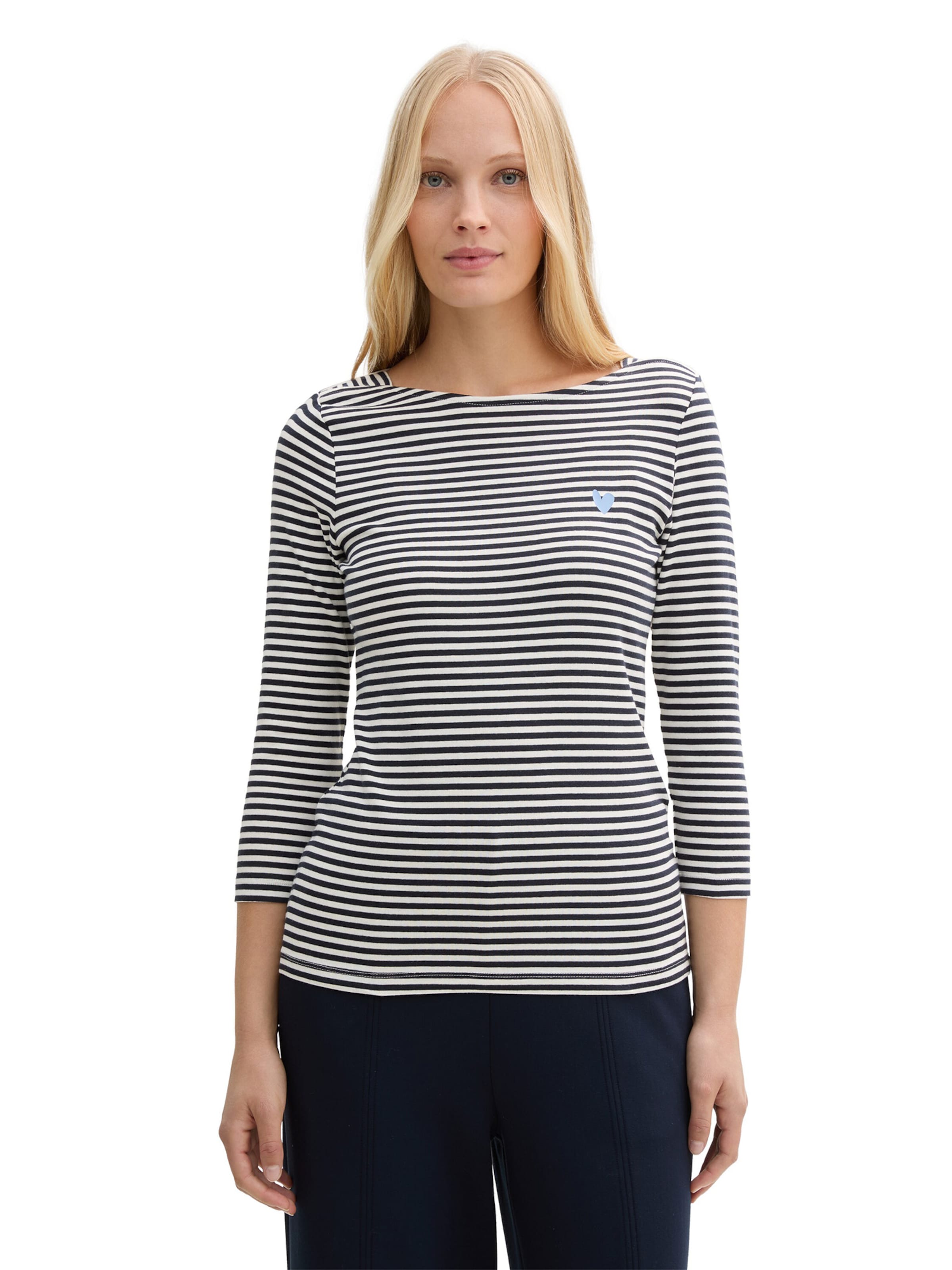 TOM TAILOR Tričko - Modrá: predná strana