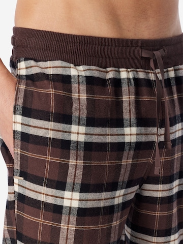 Pantalon de pyjama ' Mix Relax ' SCHIESSER en marron