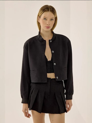 Veste mi-saison Hiccup en noir : devant