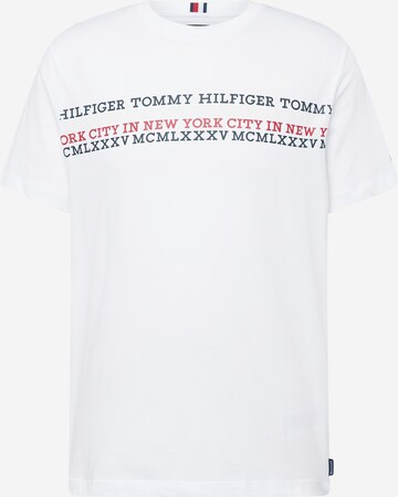 TOMMY HILFIGER Μπλουζάκι σε λευκό: μπροστά