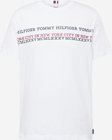 Tricou de la TOMMY HILFIGER pe alb: față