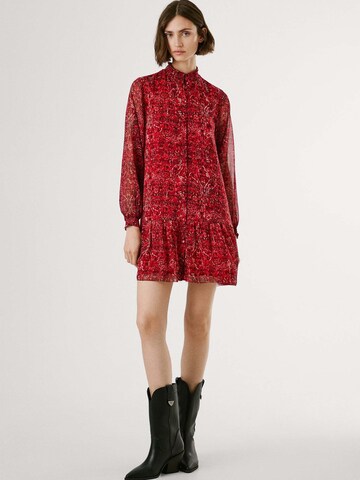 Robe-chemise Pepe Jeans en rouge