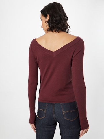 PIECES Pullover in Rot