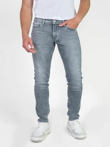 Le Temps Des Cerises Slimfit Jeans in Grijs: voorkant