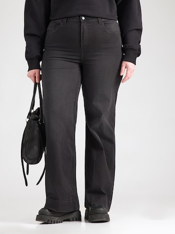 Flared Jeans 'NMROOXY' di Noisy May Curve in nero: frontale