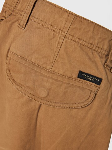 Regular Pantalon cargo Funky Buddha en beige