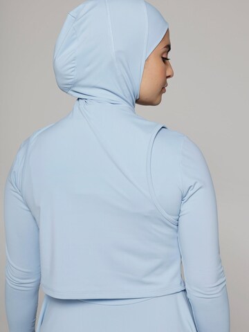 SIYA Swimwear T-Shirt Badeanzug 'Hijab' in Blau