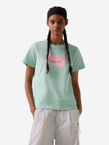 Bogner Fire + Ice T-Shirt 'Cludy' in Grün: Vorderseite