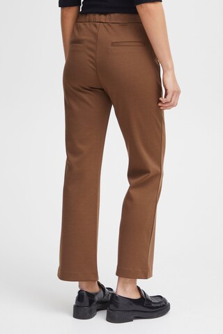 Fransa Flared Pants 'Blazer' in Brown