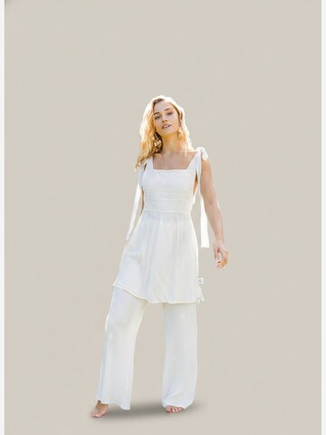 Combinaison 'Ensemble Palladio' Miss June en blanc