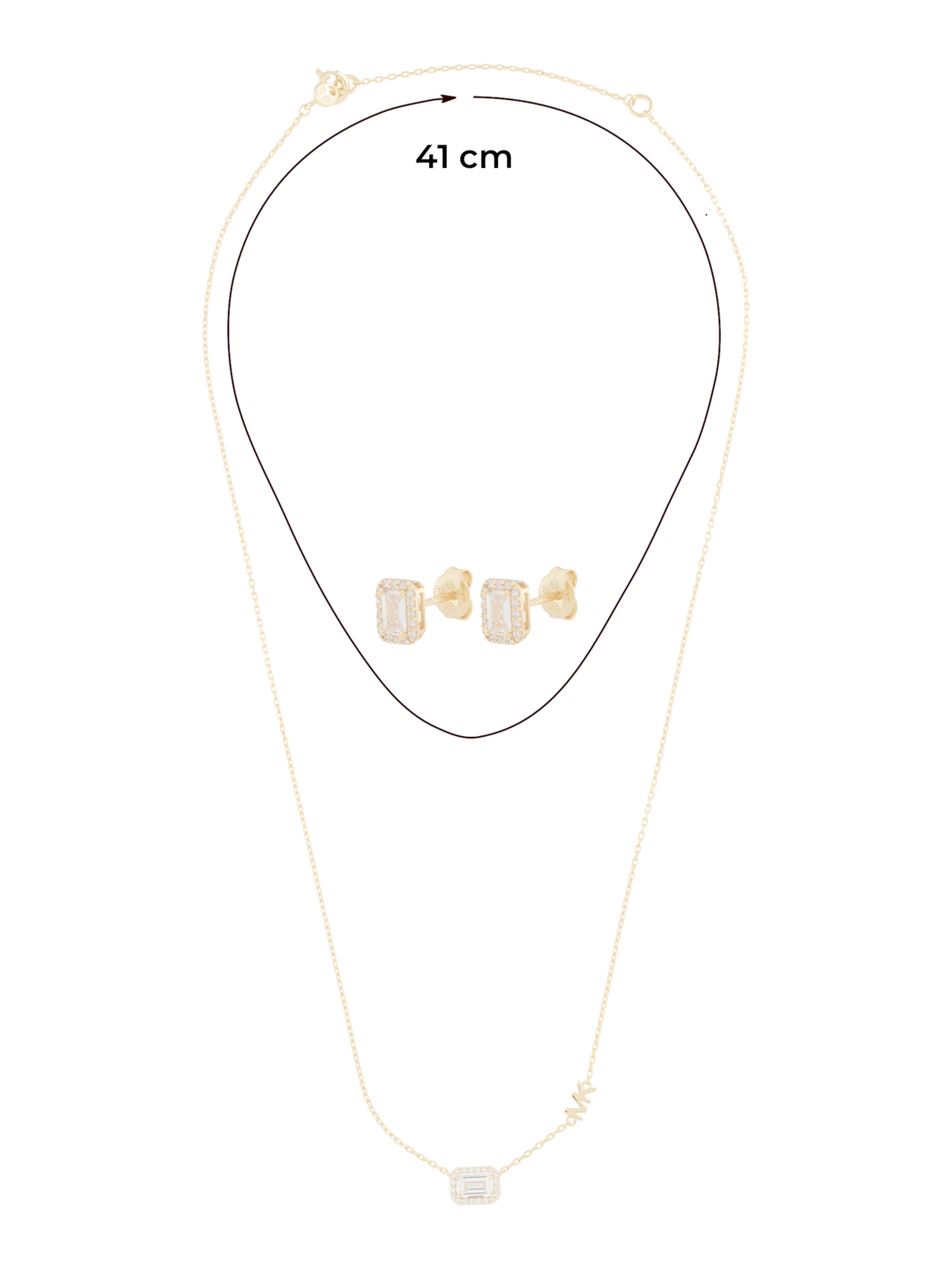 MICHAEL Michael Kors Smyckeset 'BRILLIANCE' i guld