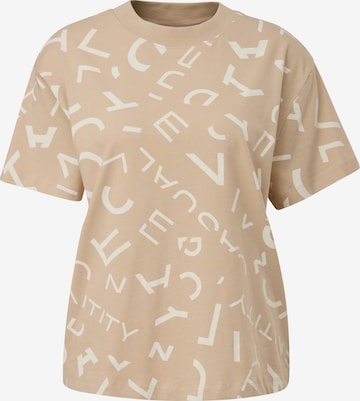 T-shirt comma casual identity en beige : devant