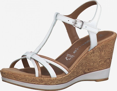 TAMARIS Strap Sandals in Brocade / White, Item view
