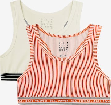 Maillot de corps SANETTA en orange : devant