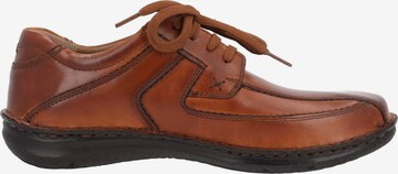 JOSEF SEIBEL Lace-Up Shoes 'Anvers' in Brown