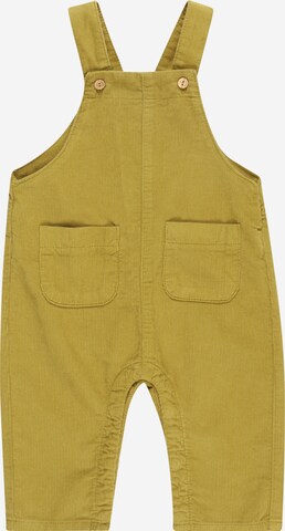 KNOT Dungarees in Green: front