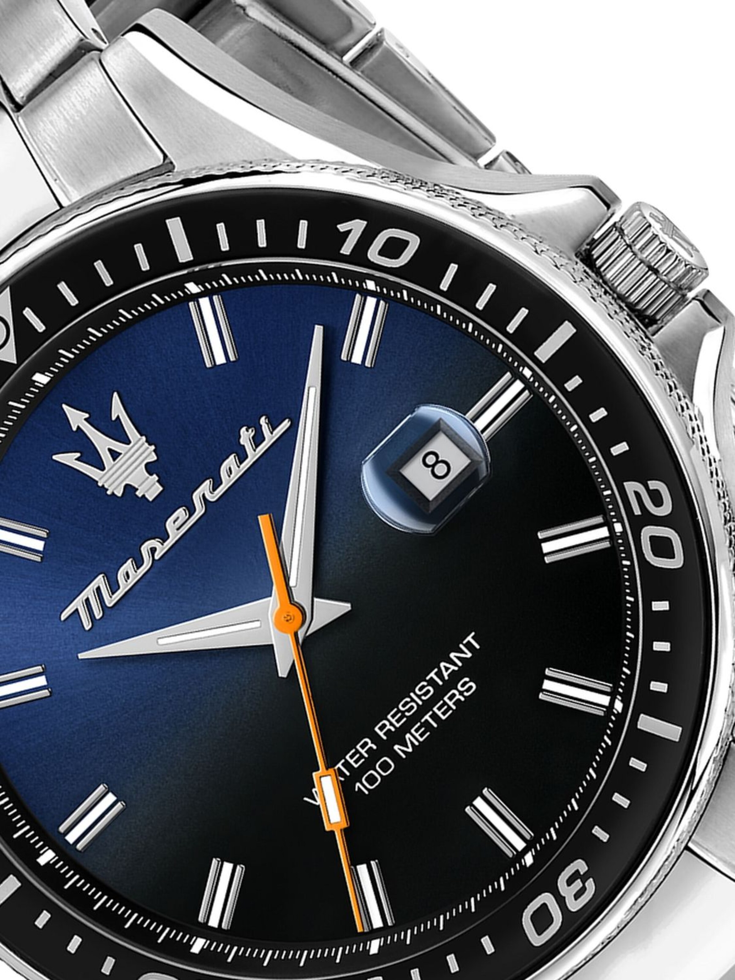 Maserati Analoog horloge in Zilver