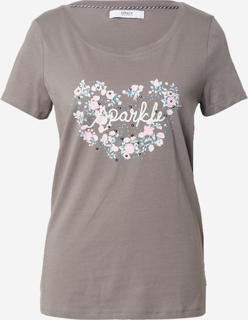 T-shirt 'KITA' ONLY en gris : devant