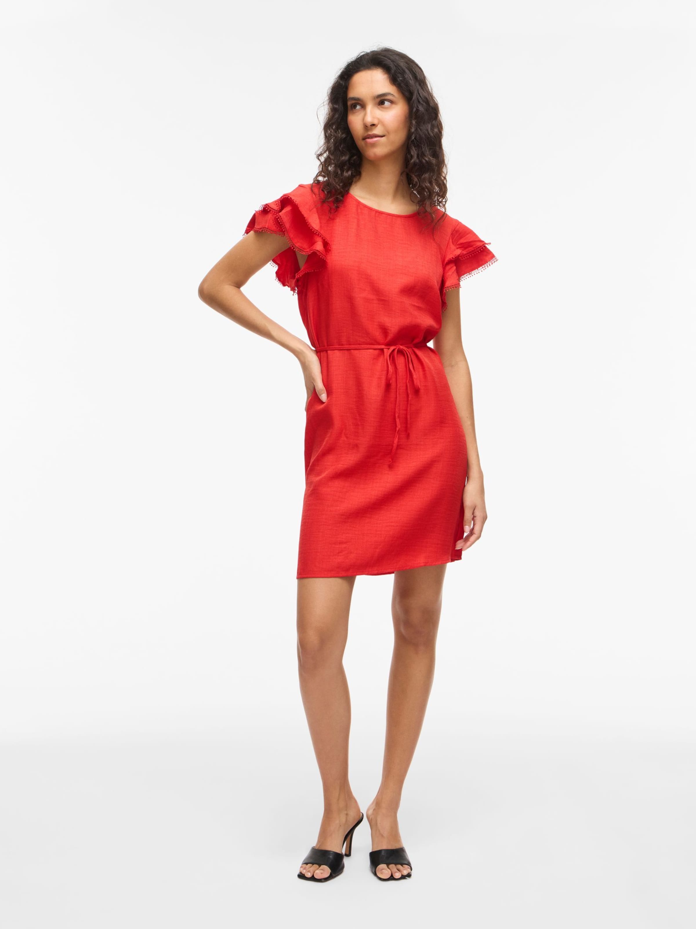 VILA Kjole 'VILuvi' i rød: forside