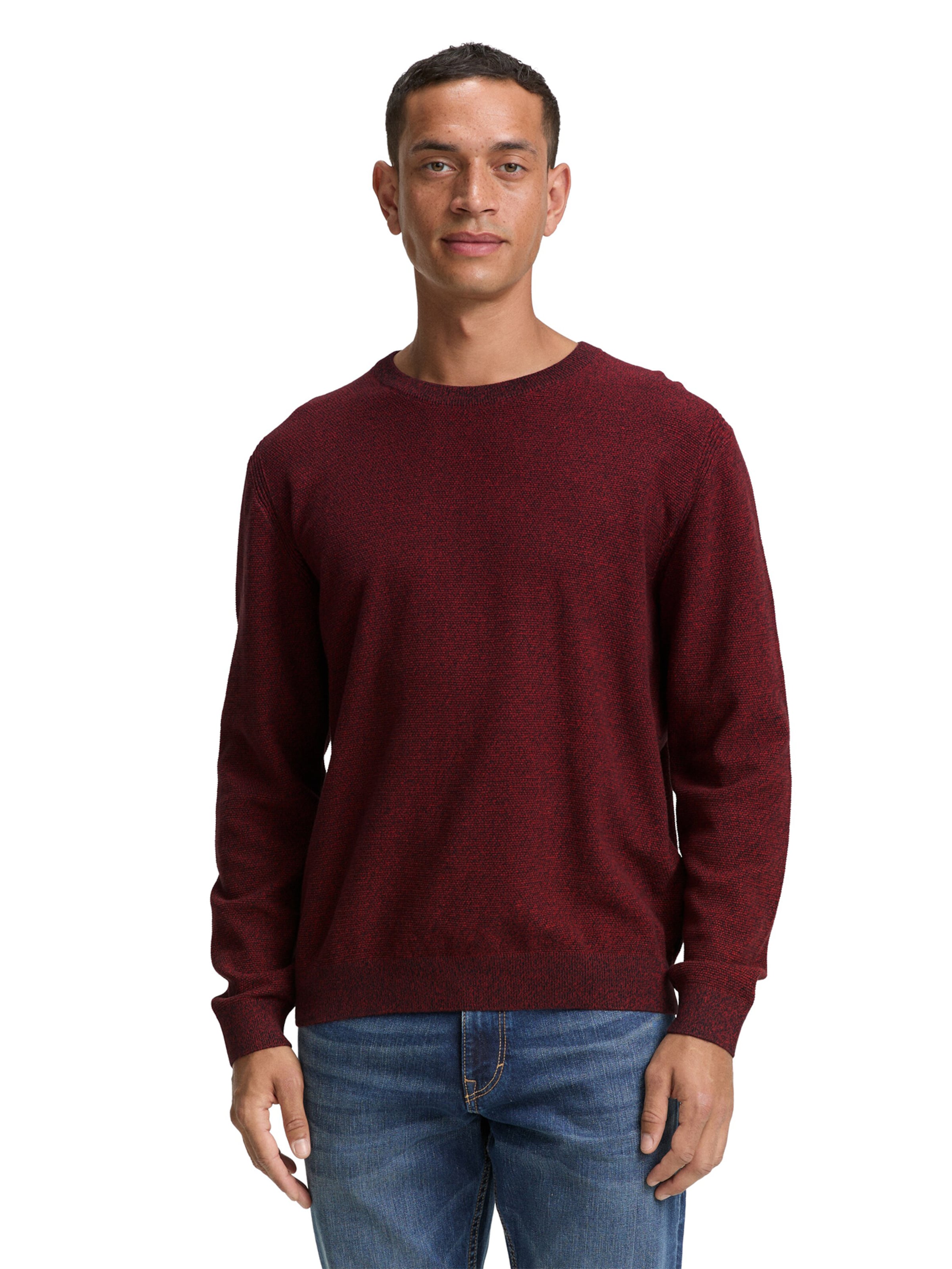 TOM TAILOR Sweater in Red: front
