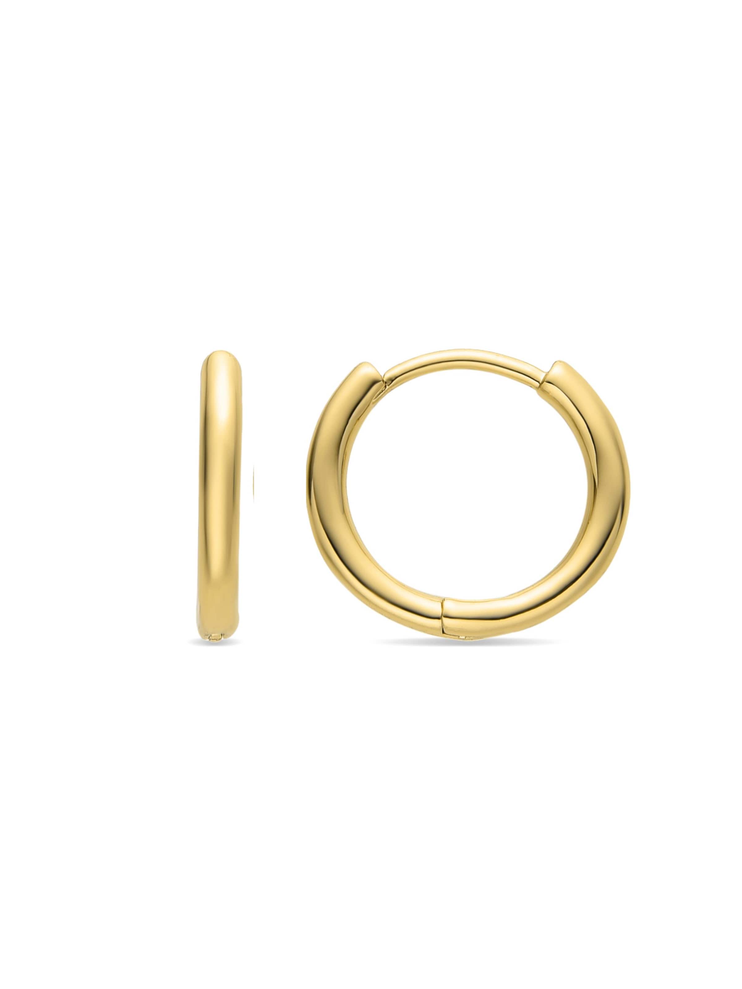 Luxenter - Pendientes 'Viaga' en oro: frente