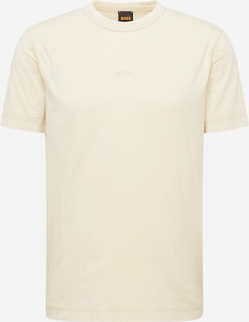 T-Shirt 'Tokks' BOSS Orange en beige : devant