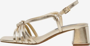 Pepe Jeans Sandals 'Zoe' in Gold: front