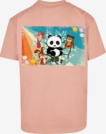 F4NT4STIC Shirt 'Tao Tao Heroes of Childhood' in Roze