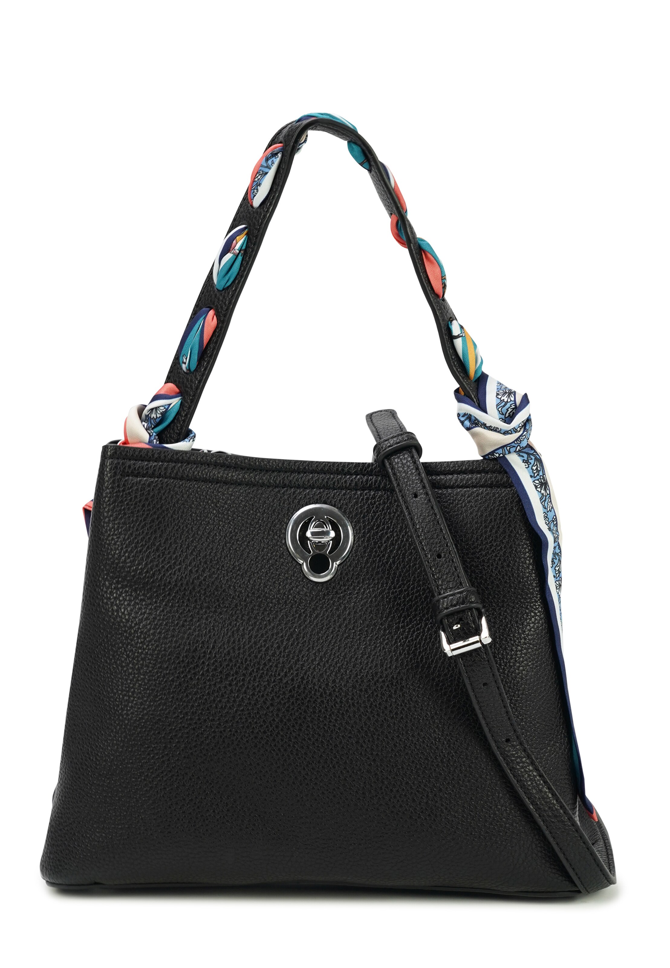 HARPA Henkeltasche 'KATALIA' in Schwarz: Vorderseite