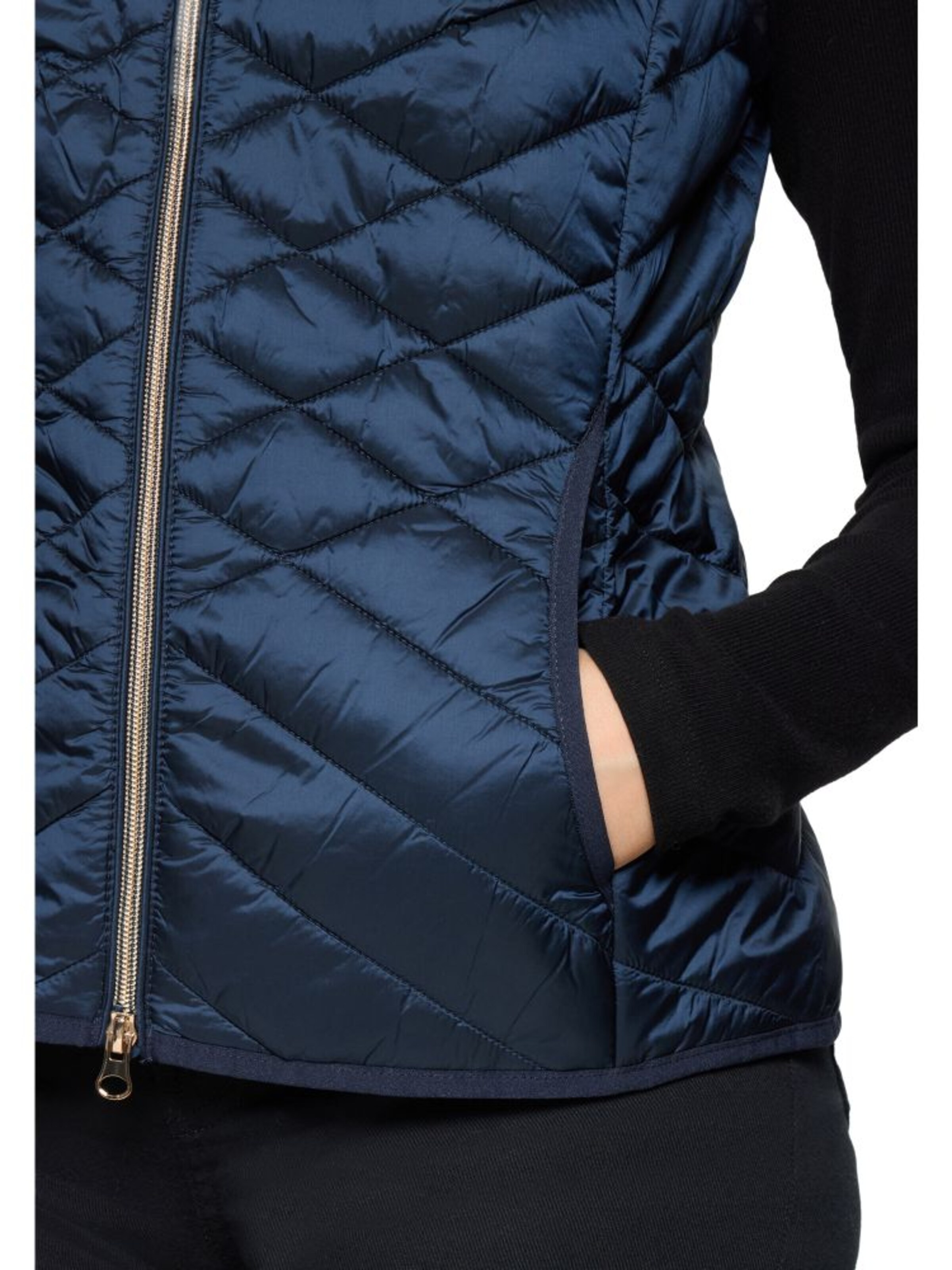 Betty Barclay Steppweste mit Reißverschluss in Blau