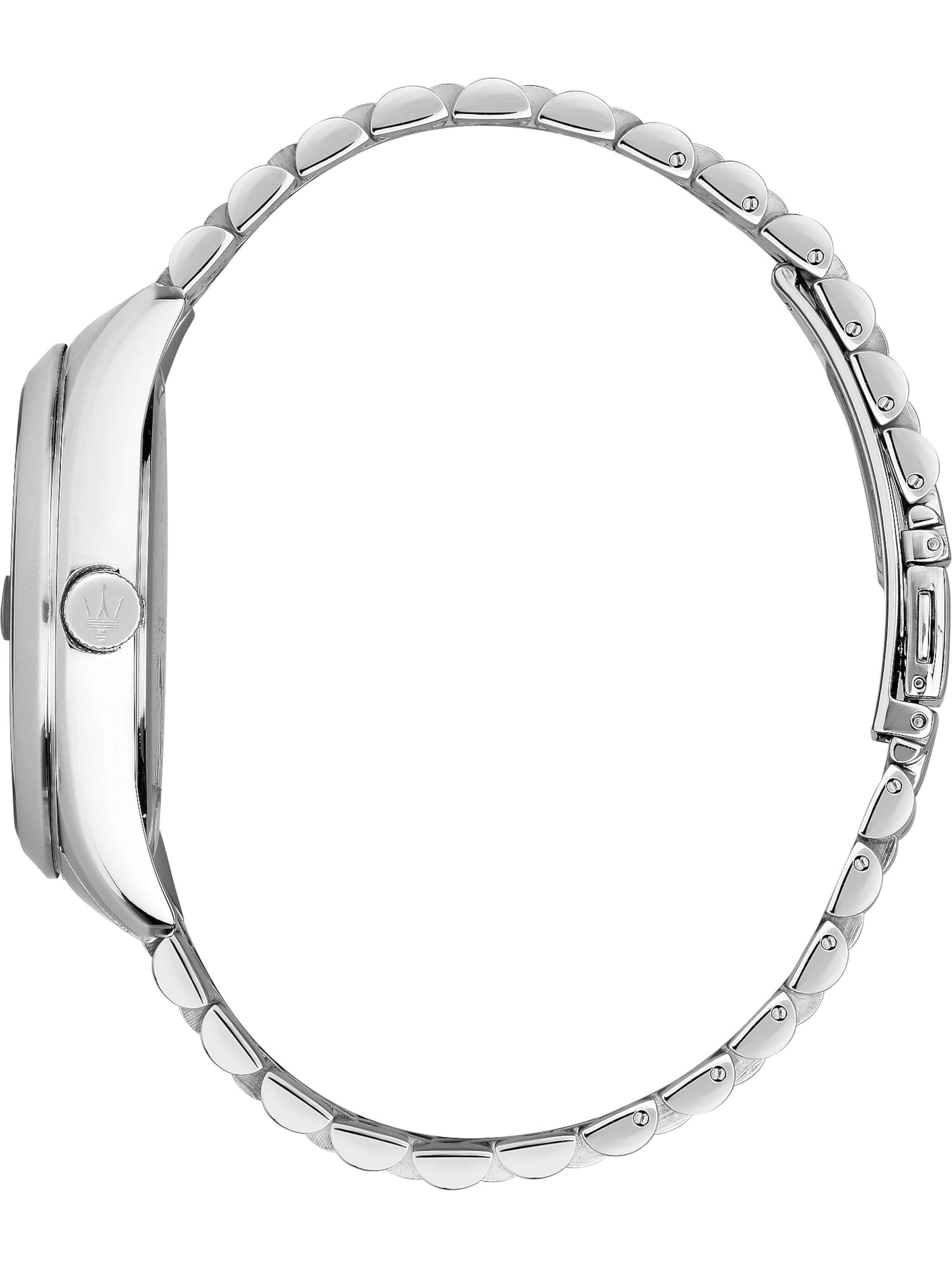 Maserati Uhr in Silber