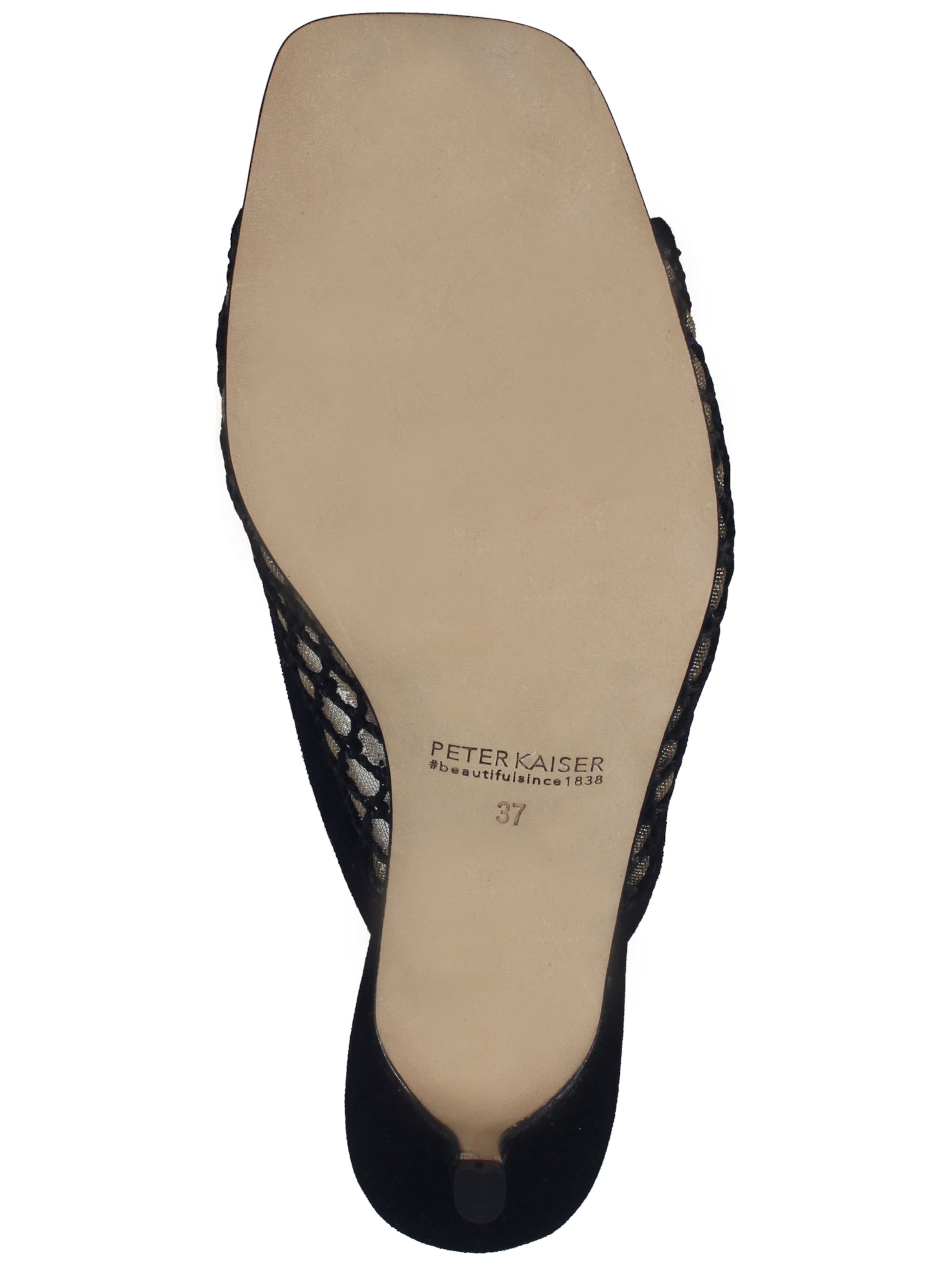 PETER KAISER Pantolette in Schwarz