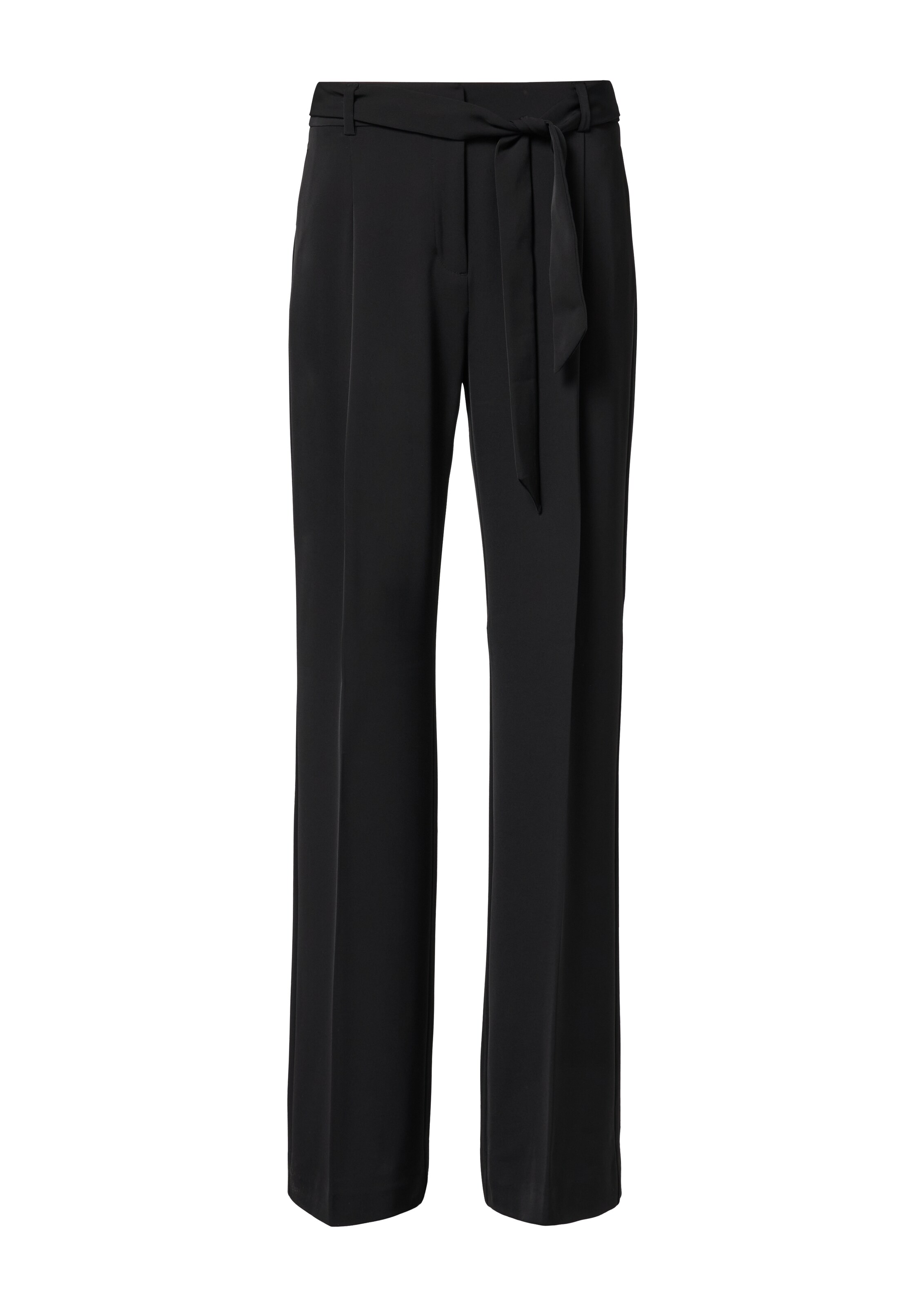COMMA Wide Leg Hose in Schwarz: Vorderseite